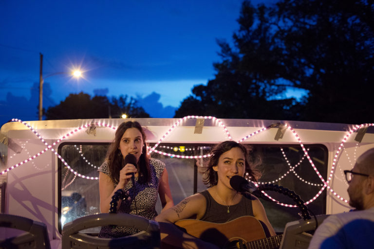 Double Decker Music Series concert, photo by Scott Troyan