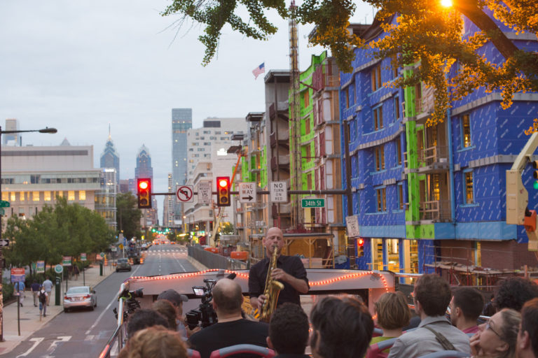 Double Decker Music Series concert, photo by Scott Troyan