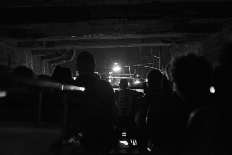 Double Decker Music Series concert, photo by Scott Troyan