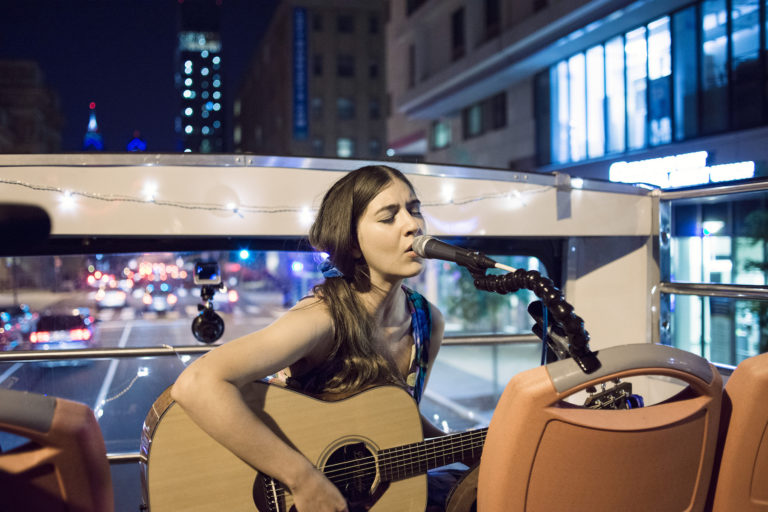 Double Decker Music Series concert, photo by Scott Troyan