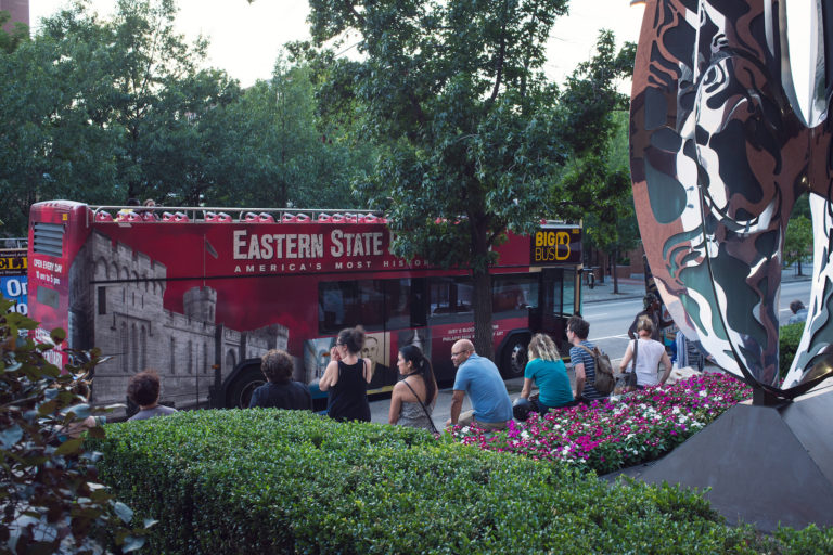 Double Decker Music Series concert, photo by Scott Troyan
