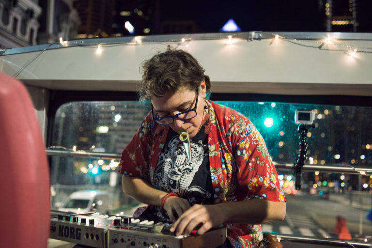 Double Decker Music Series concert, photo by Scott Troyan