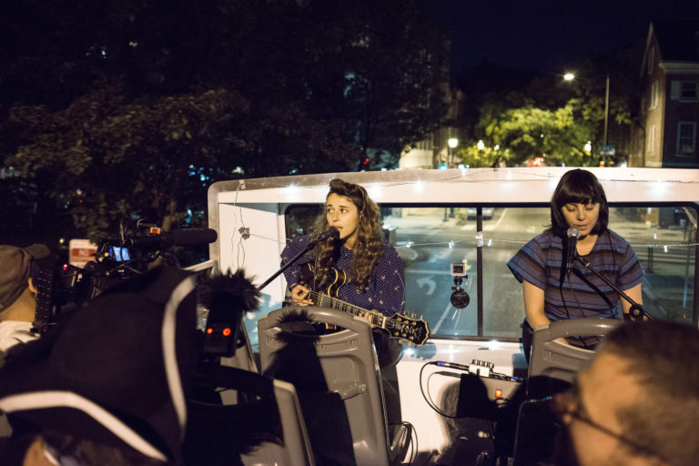 Double Decker Music Series concert, photo by Scott Troyan