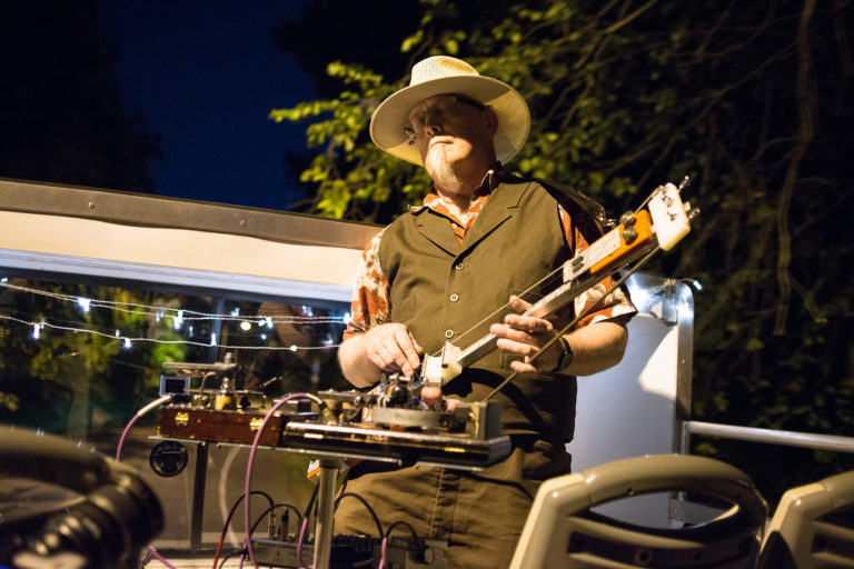 Double Decker Music Series concert, photo by Scott Troyan