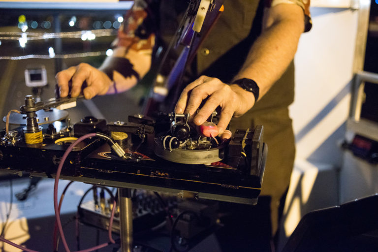 Double Decker Music Series concert, photo by Scott Troyan