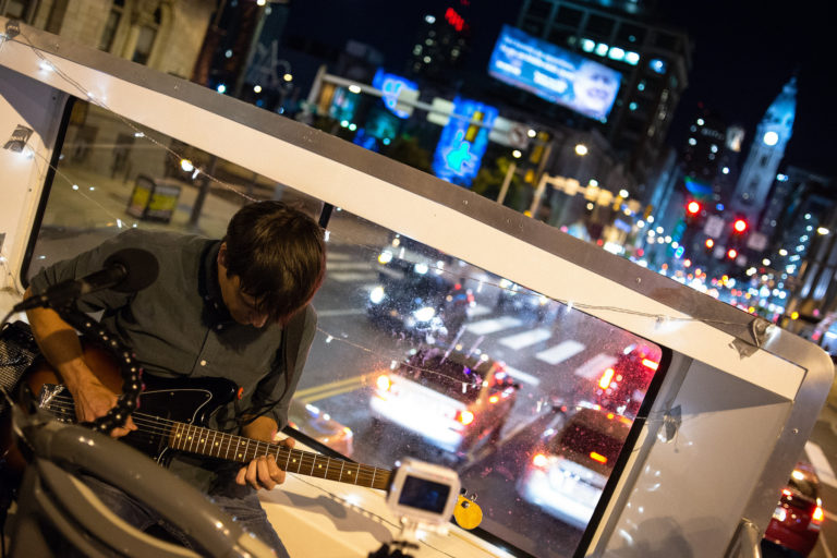 Double Decker Music Series concert, photo by Scott Troyan