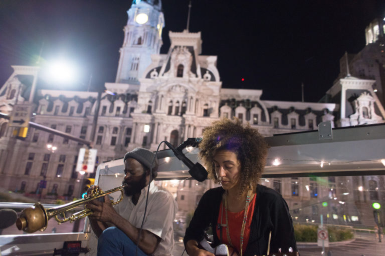 Double Decker Music Series concert, photo by Scott Troyan