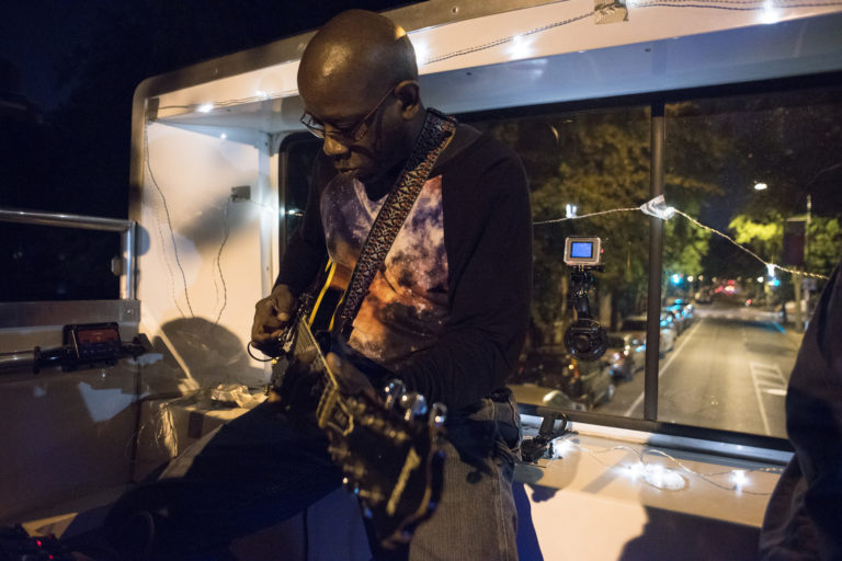 Double Decker Music Series concert, photo by Scott Troyan