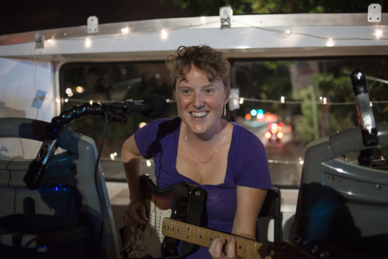 Double Decker Music Series concert, photo by Scott Troyan