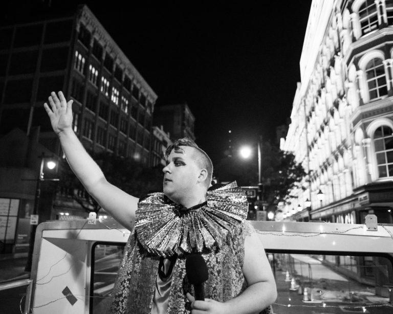 Double Decker Music Series concert, photo by Scott Troyan