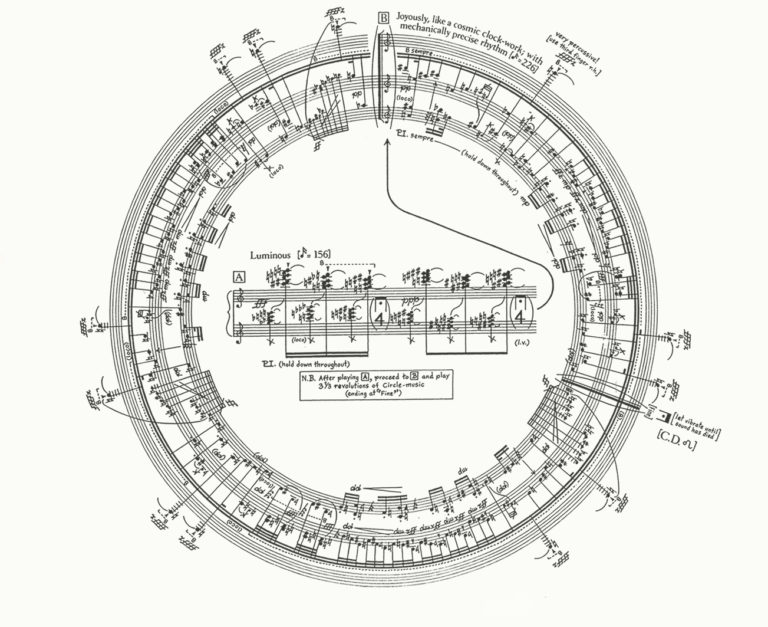 Excerpt from the score of Makrokosmos, Book I