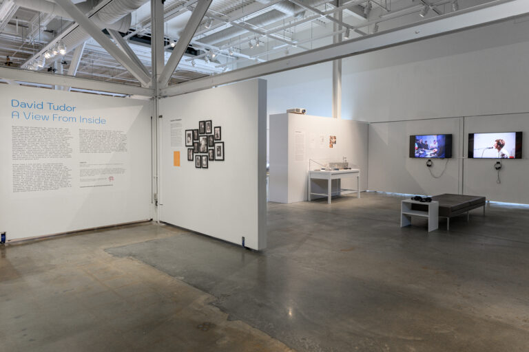 David Tudor: A View from Inside, installation view 1