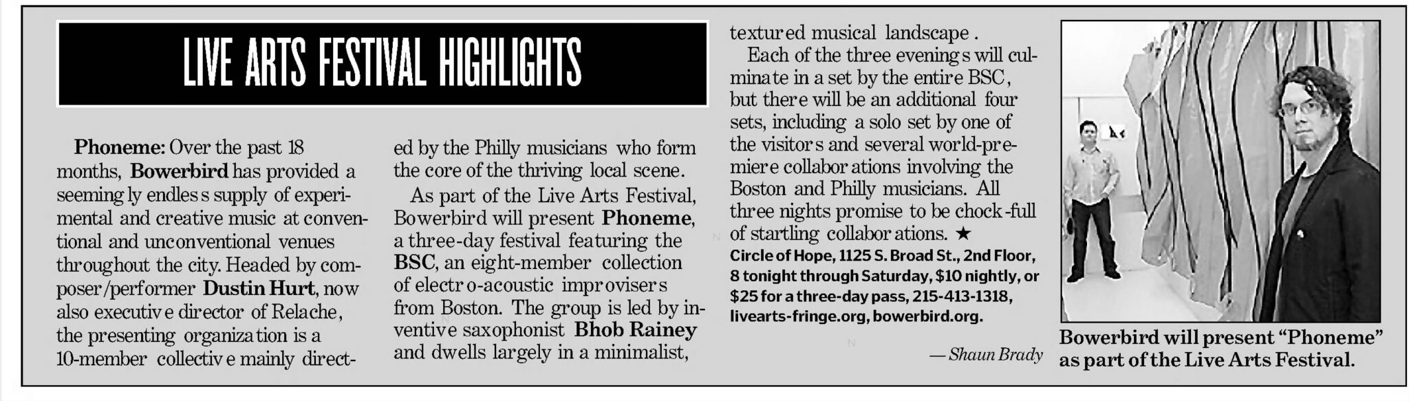Philadelphia Daily News, September 13, 2007, page 42