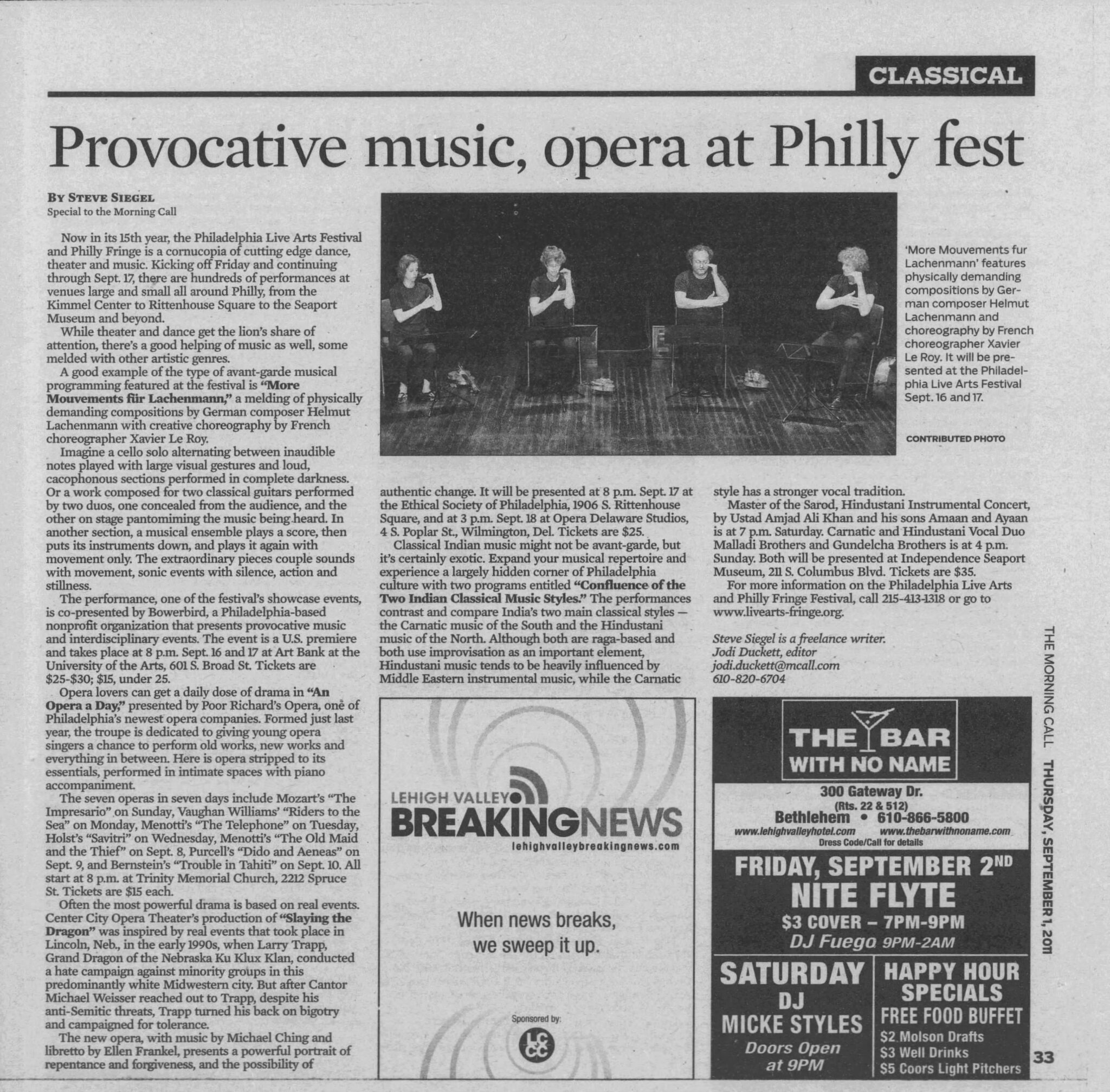 The Morning Call, September 1, 2011, page 71