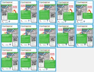 All 13 Sound Places location posters, Commotion festival, June 2012