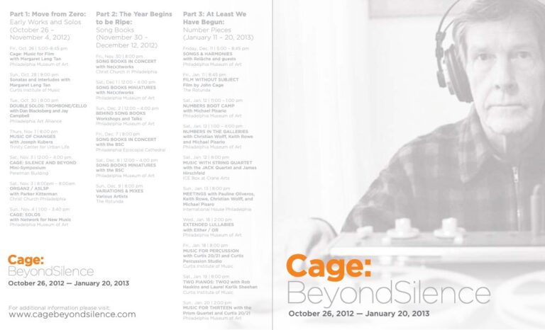 Festival brochure