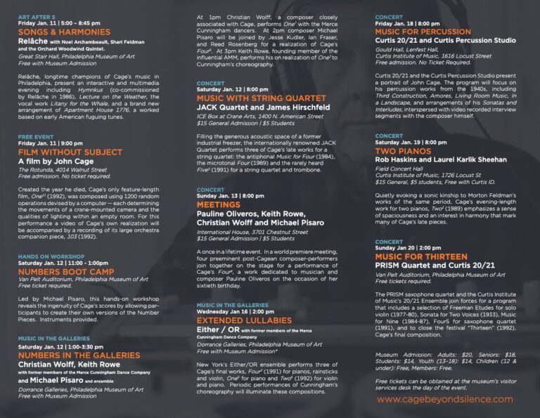 Part 3 brochure, At Least We Have Begun