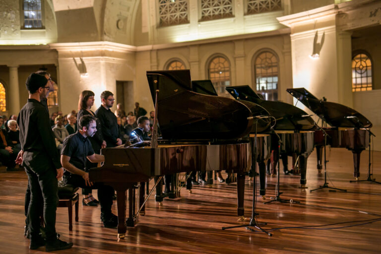 Julius Eastman’s four-piano work at The Rotunda, October 16, 2015