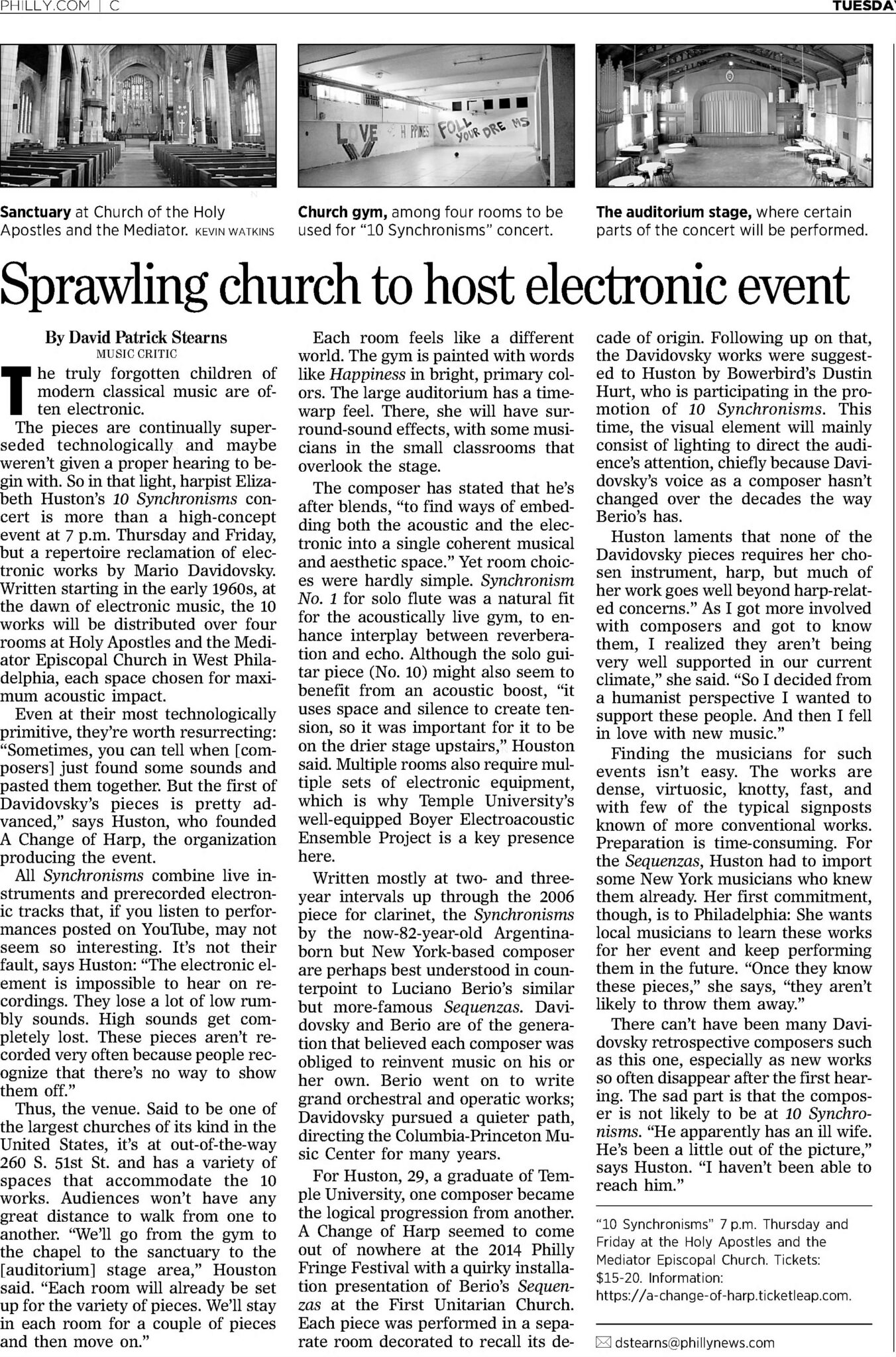 The Philadelphia Inquirer, December 6, 2016, page C3