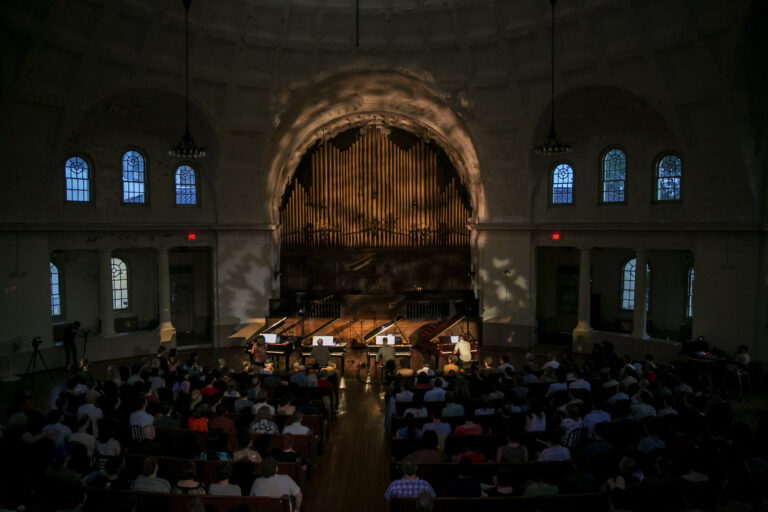 Four pianos and the Sonora Guitar Ensemble, The Rotunda, May 19, 2017