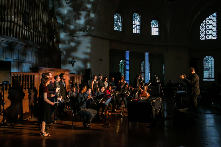 The Holy Presence of Joan d’Arc, Thruway and Jeremy Toussaint-Baptiste, The Rotunda, May 26, 2017