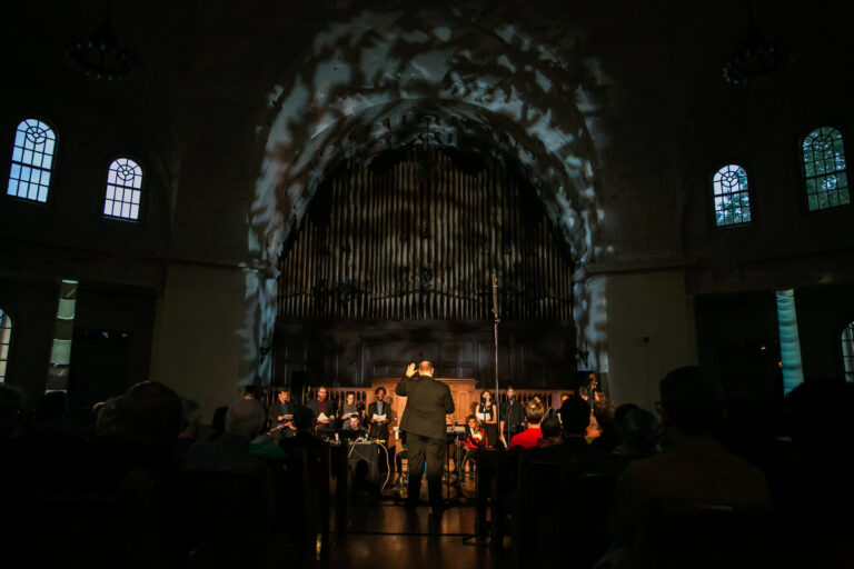 The Holy Presence of Joan d’Arc, Thruway and Jeremy Toussaint-Baptiste, The Rotunda, May 26, 2017