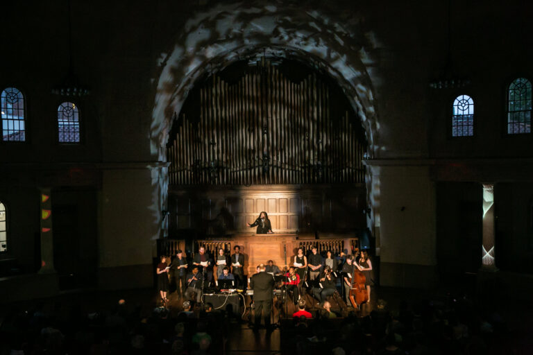 The Holy Presence of Joan d’Arc, Thruway and Jeremy Toussaint-Baptiste, The Rotunda, May 26, 2017