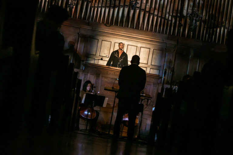The Holy Presence of Joan d’Arc, Thruway and Jeremy Toussaint-Baptiste, The Rotunda, May 26, 2017