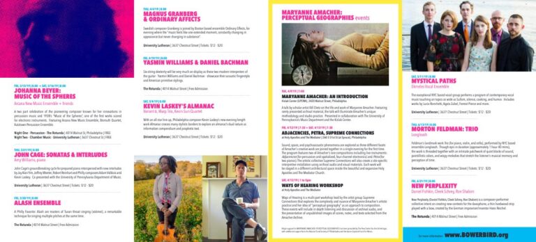 Spring 2019 season brochure