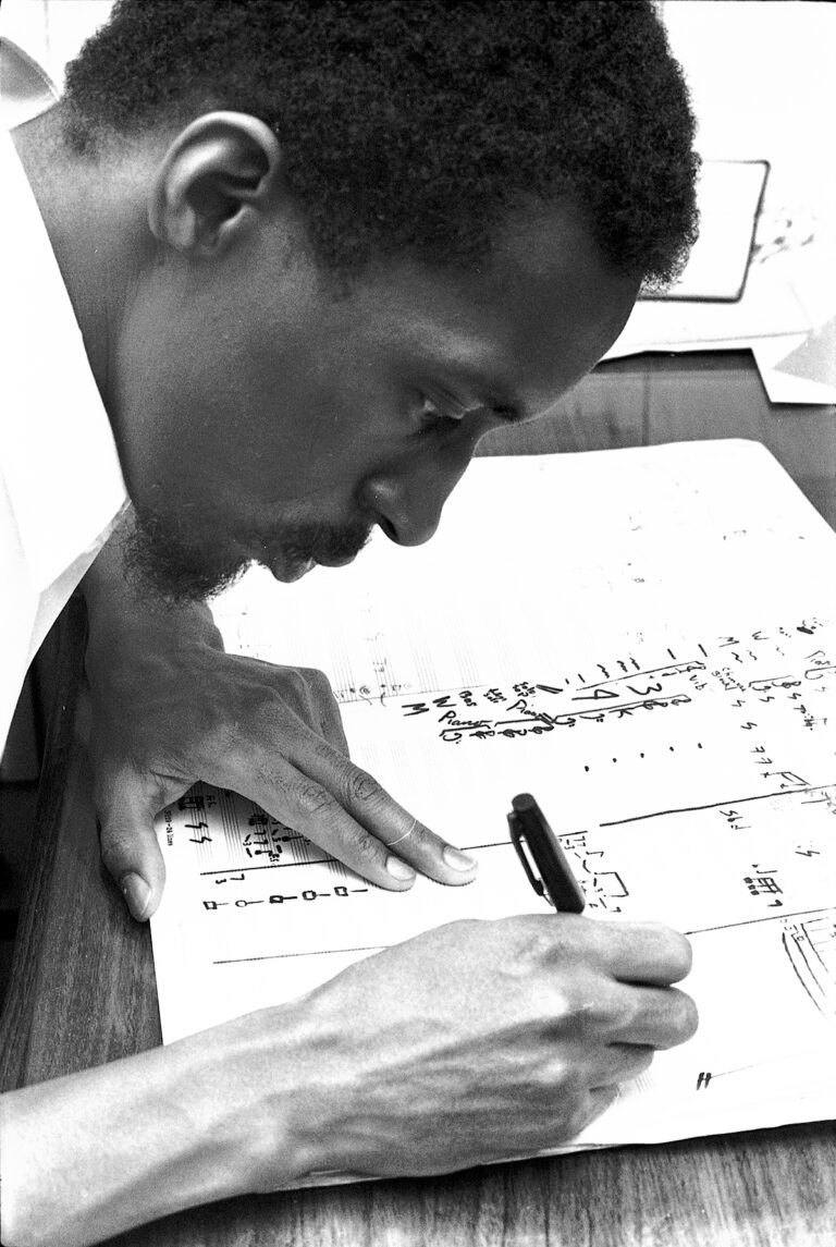 Julius Eastman composing, c. 1969