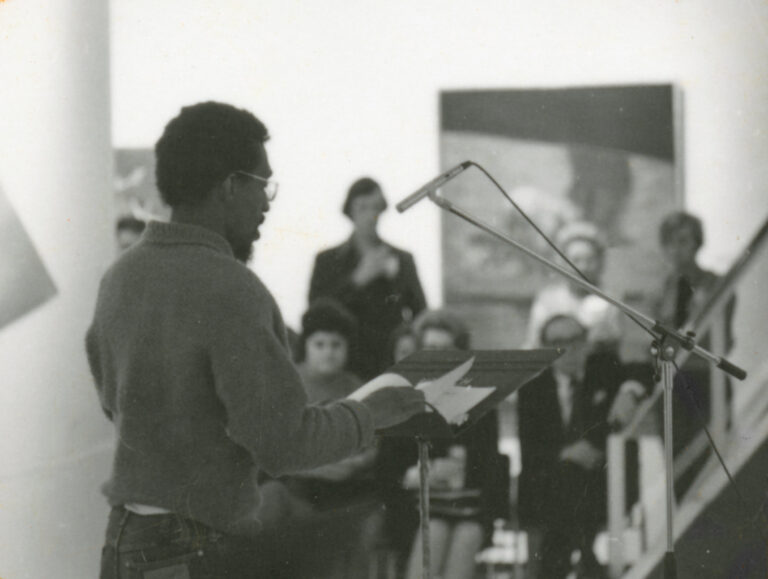 Julius Eastman performing at the Albright-Knox Gallery, May 5, 1973