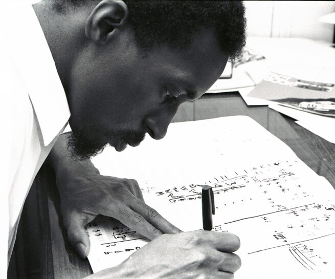 Julius Eastman composing, c. 1969