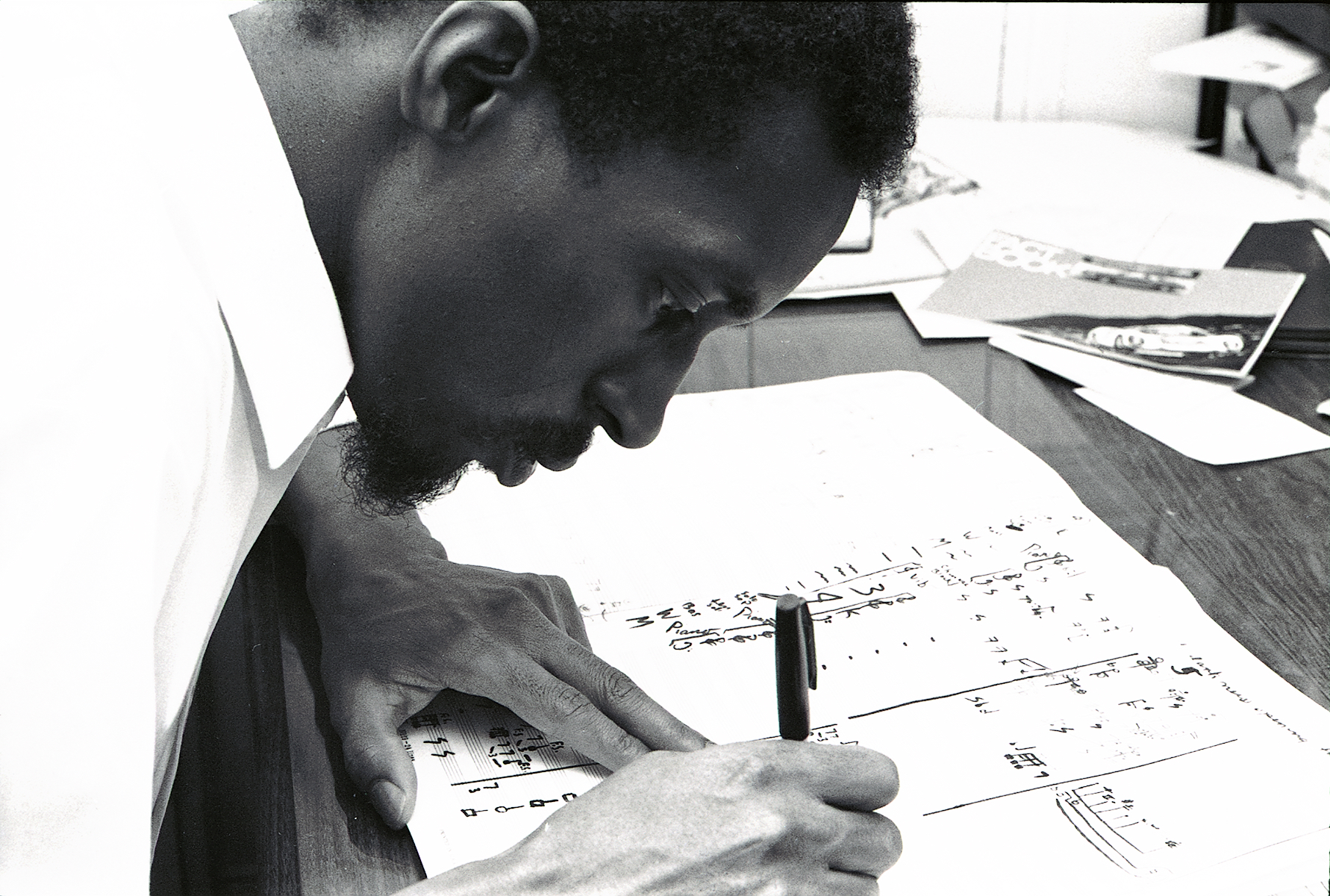Julius Eastman composing, c. 1969